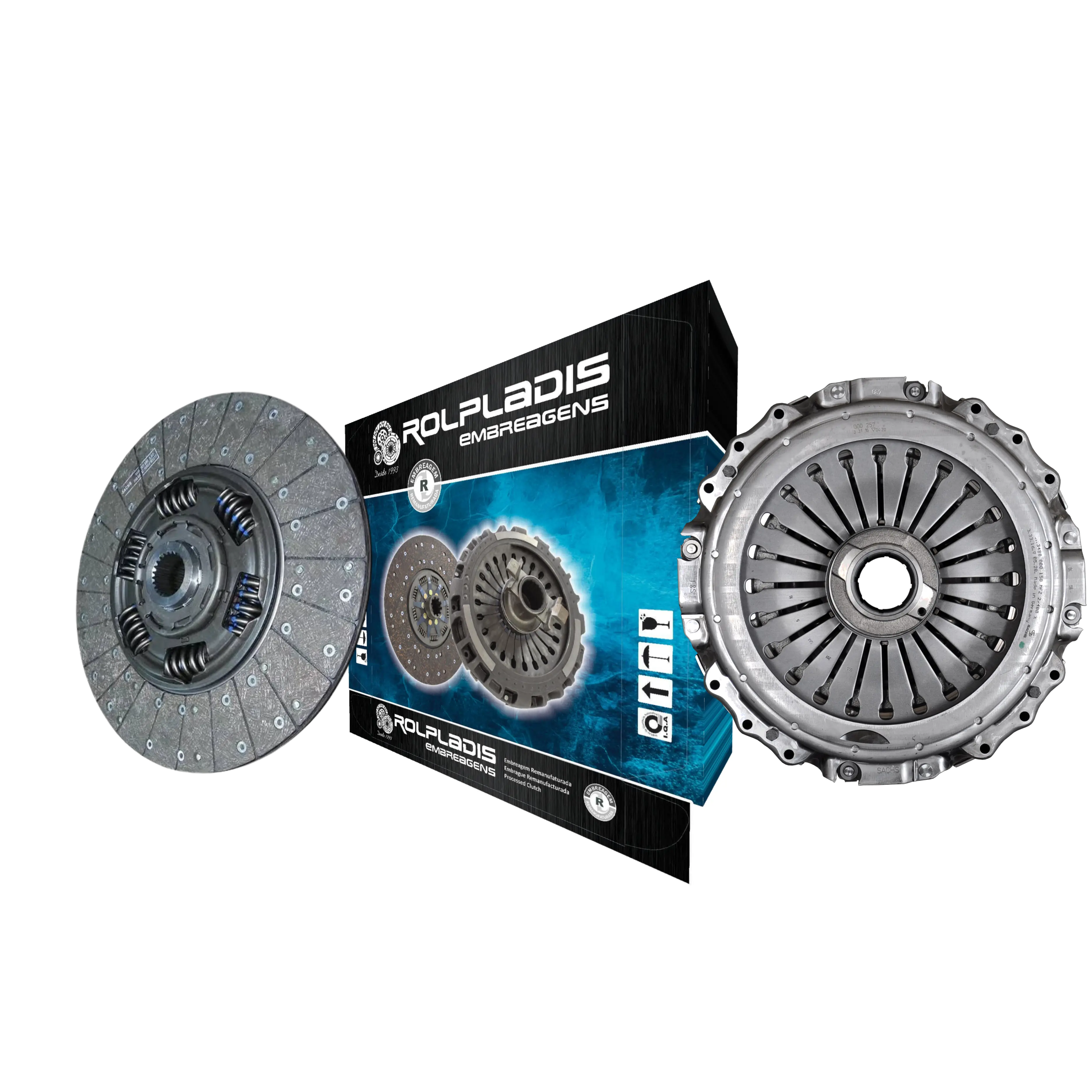 Kit de embreagem completo Rolpladis Embreagens