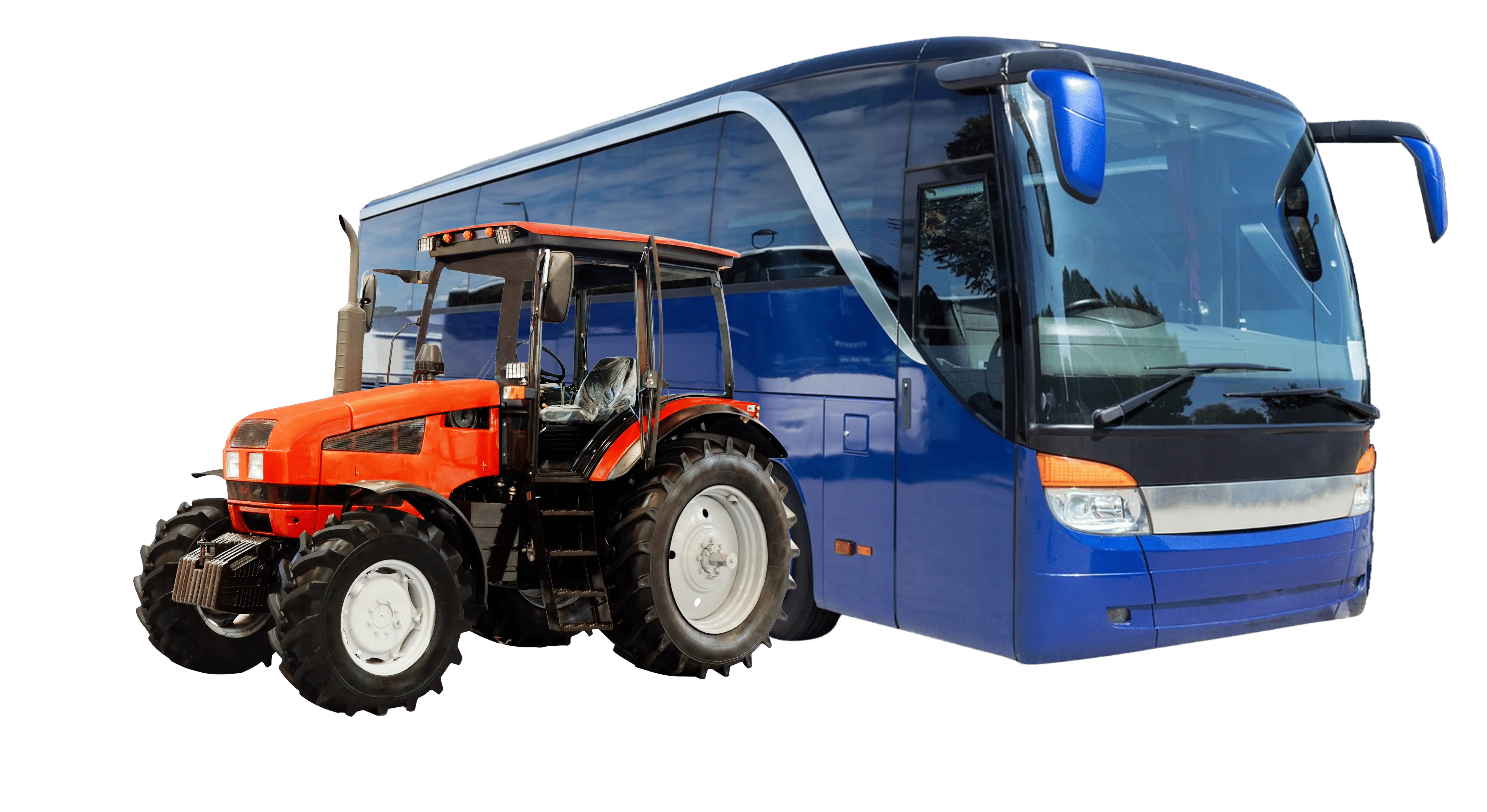 Trator e ônibus - Atendemos veículos pesados e leves